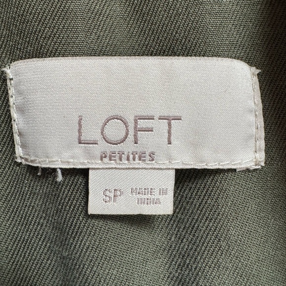 LOFT Women's Dark Green Utility Jacket - Picture 3 of 3